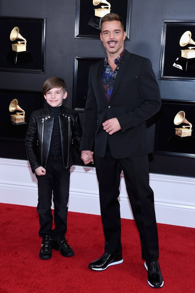 Ricky Martin and His Son at the 2019 Grammys