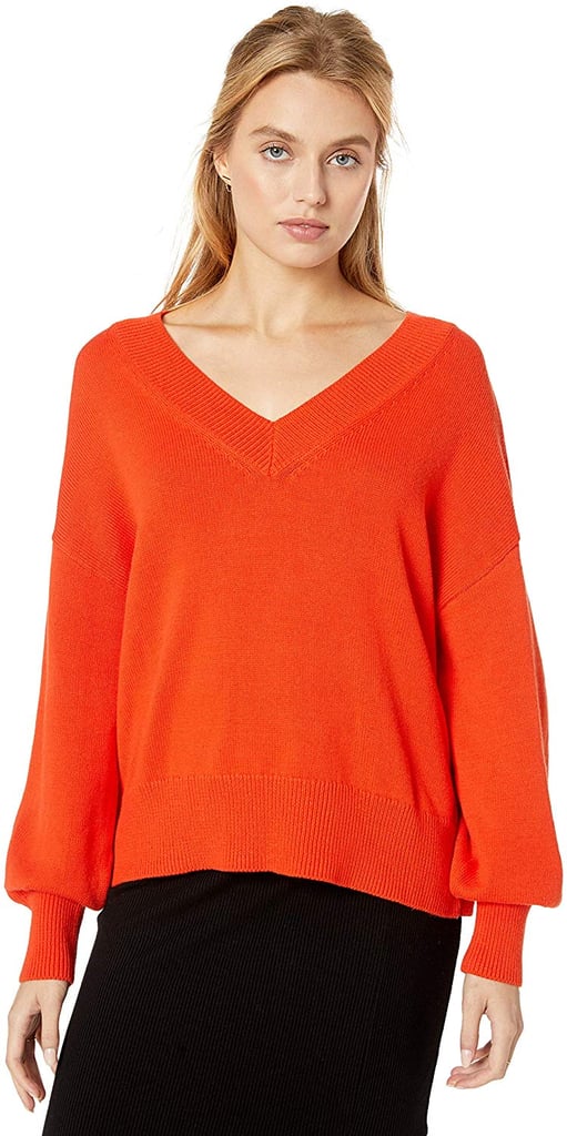 The Drop Lisa Soft Slouchy V-Neck Sweater