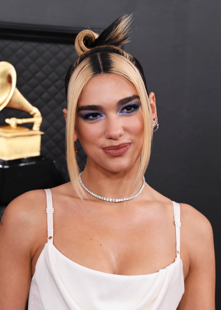 Dua Lipa's Sky Blue Eye Shadow at the 2020 Grammys