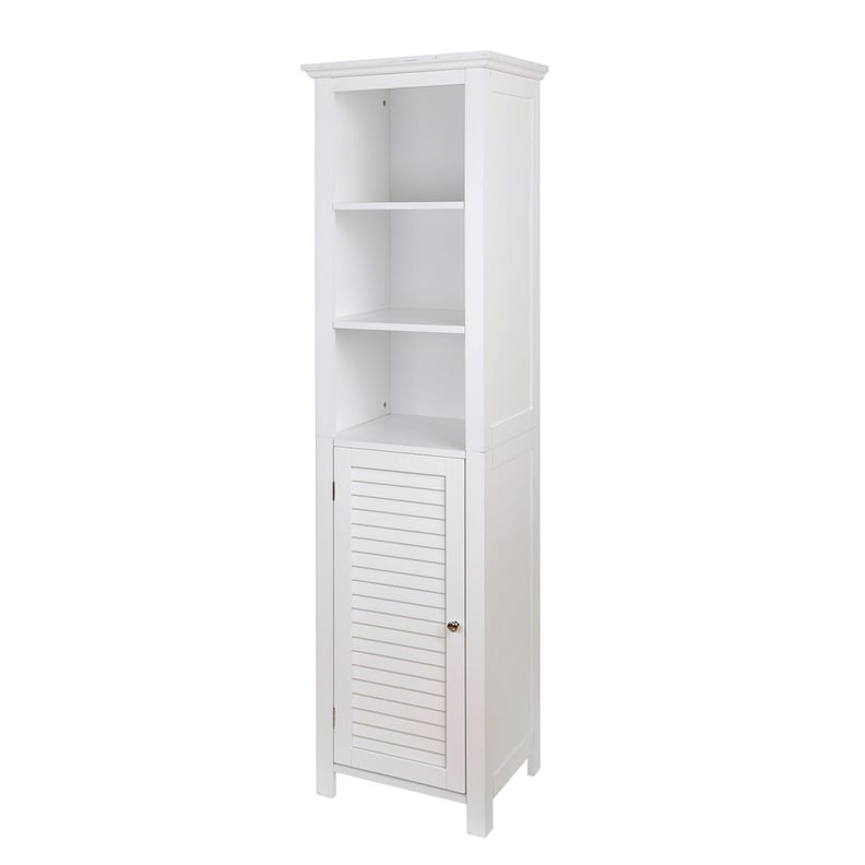 Tall White Bathroom Cabinet