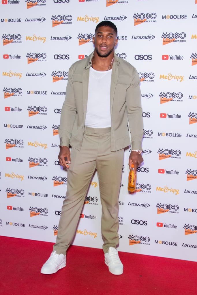 Anthony Joshua at the MOBO Awards 2022