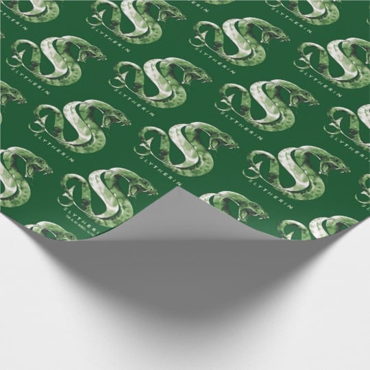 Harry Potter Slytherin Snake Wrapping Paper