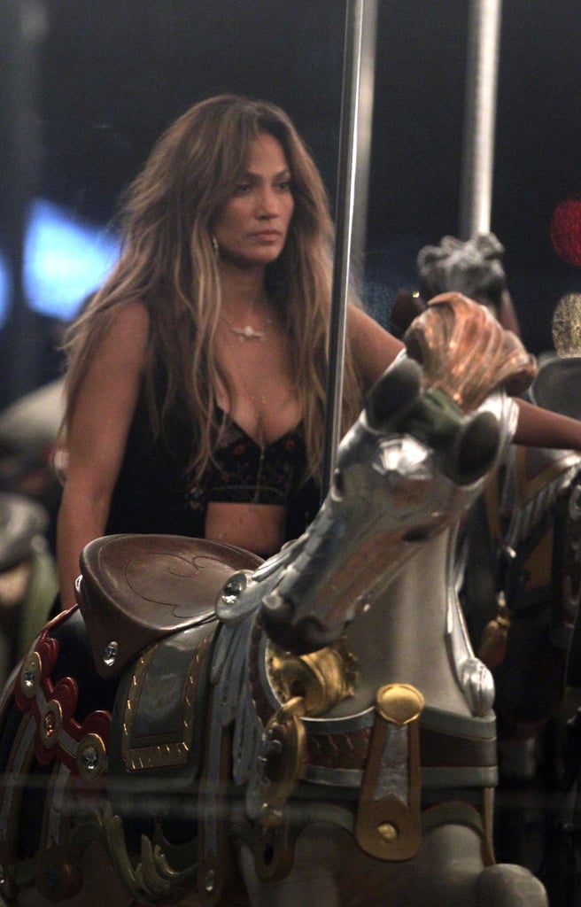 Jennifer Lopez Films Video With Alvaro Soler