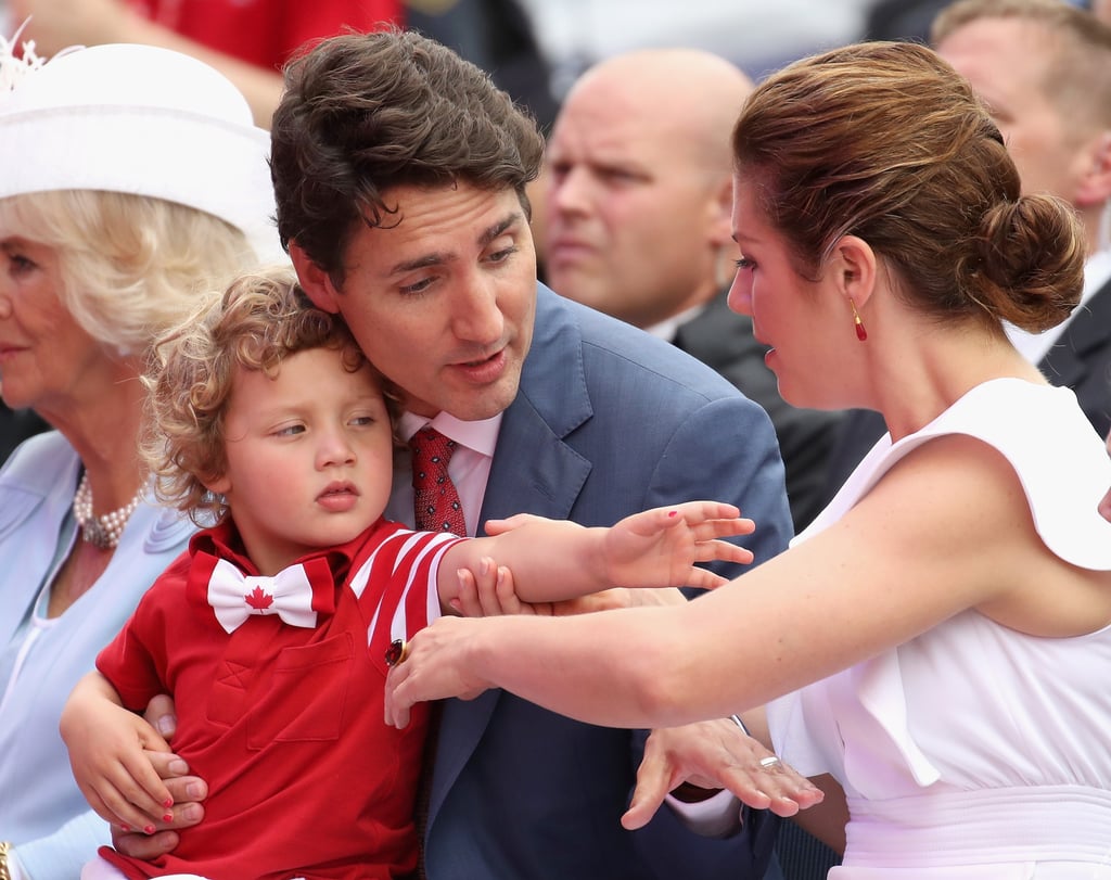 Justin Trudeau and Family at Canada Day 2017