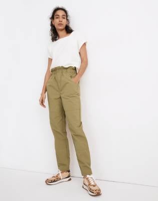 Madewell Ripstop Pull-On Paperbag Pants