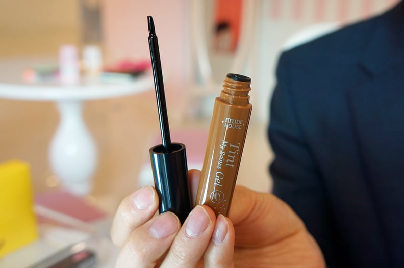 Step 1: Brush the Gel Over Clean Brows
