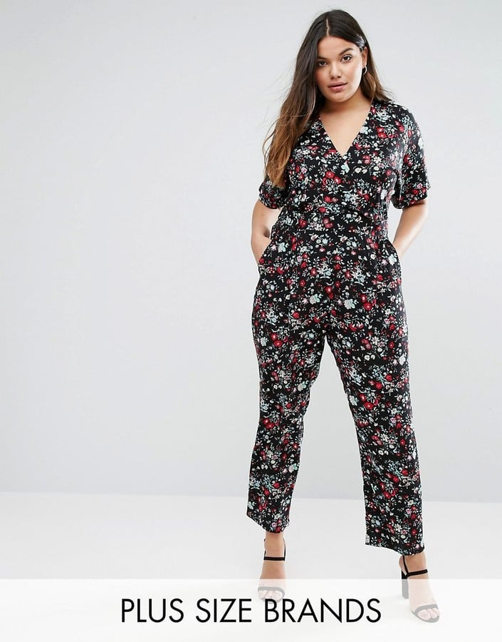 Uttam Boutique Plus Jumpsuit in Floral Print