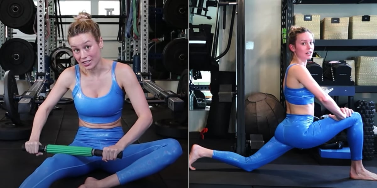 Get Brie Larson's Post-Workout Stretching, Recovery Routine | PS Fitness