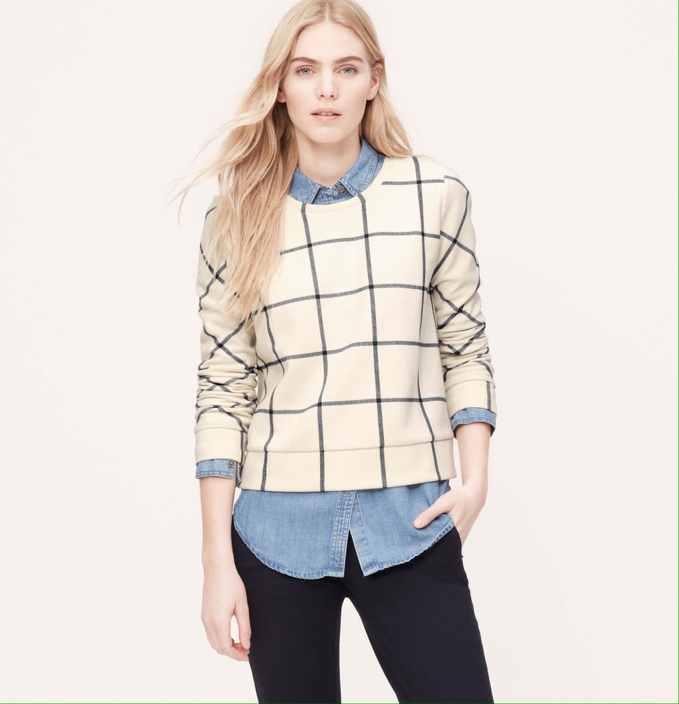 Windowpane Sweatshirt