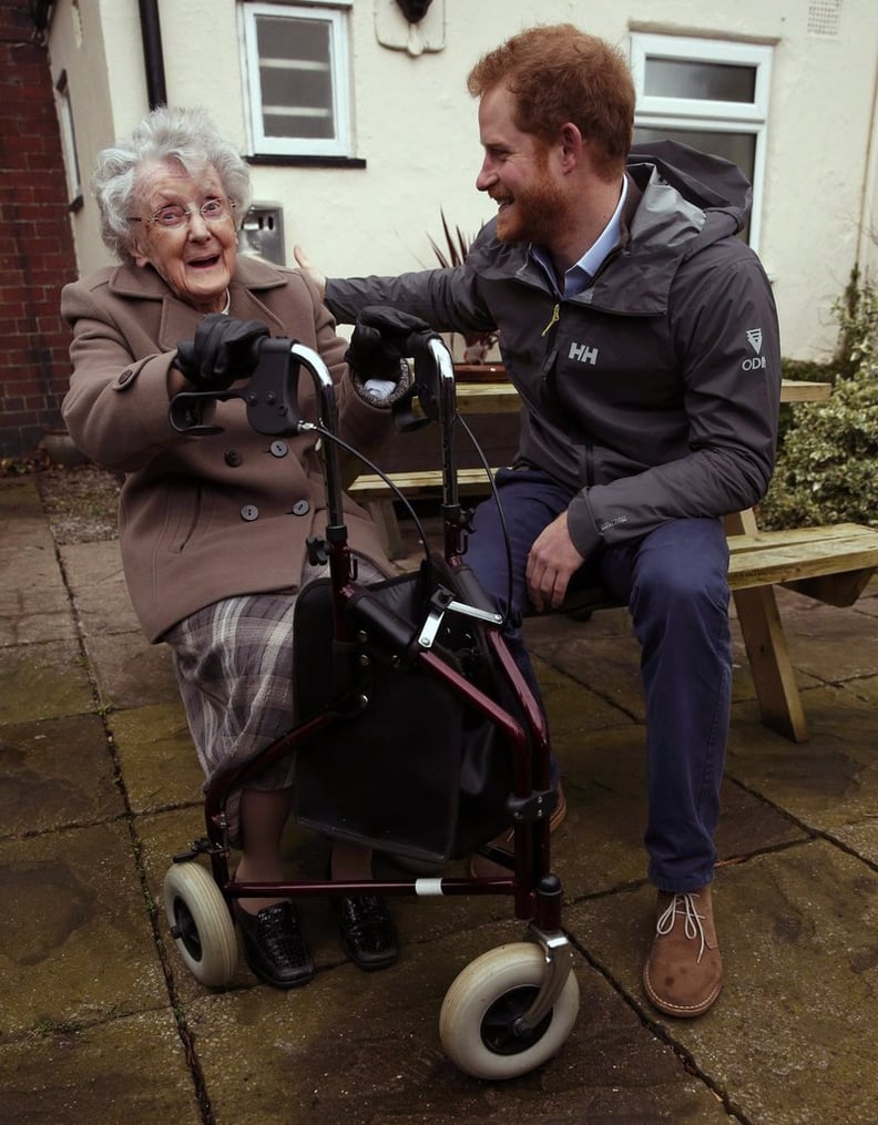 When He Consoled 99-Year-Old Winnie Hodson After the Lancashire Floods