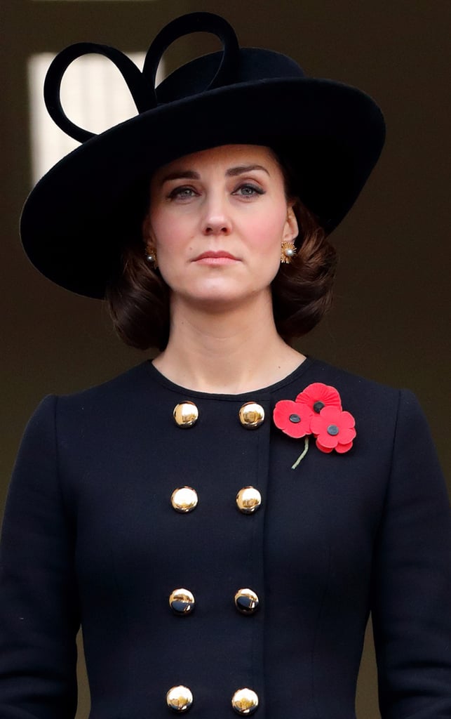 Duchess of Cambridge Remembrance Sunday 2017 Hair