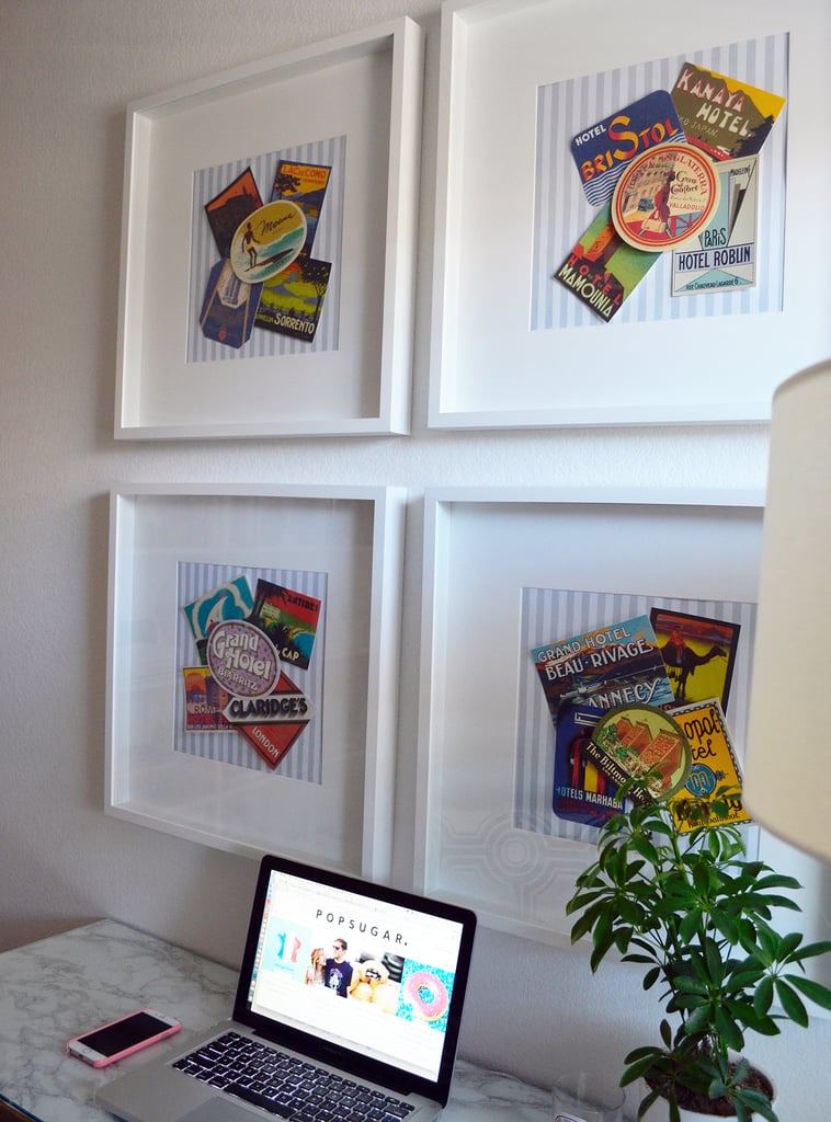 DIY Postcards Wall Art POPSUGAR Home