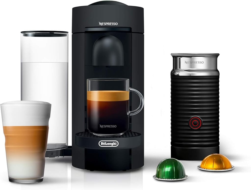 Nespresso VertuoPlus Deluxe Coffee and Espresso Machine with Milk Frother