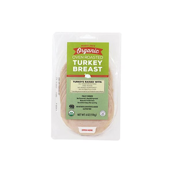 Organic Oven Roasted Turkey Breast Keto Snacks at Trader Joe's