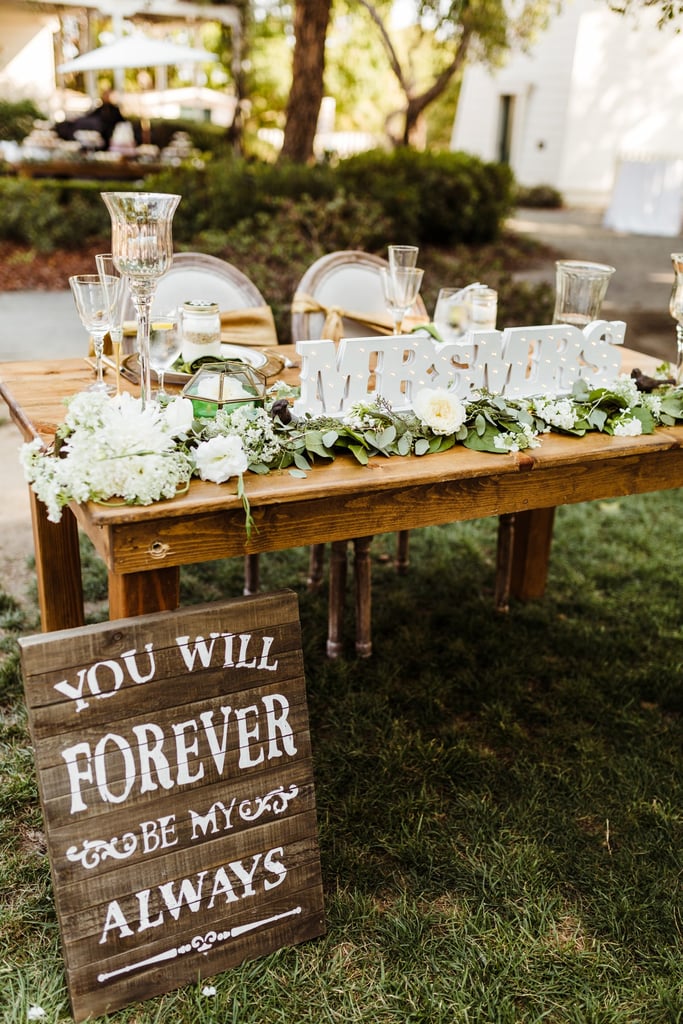 Outdoor Wedding With Creative Touches