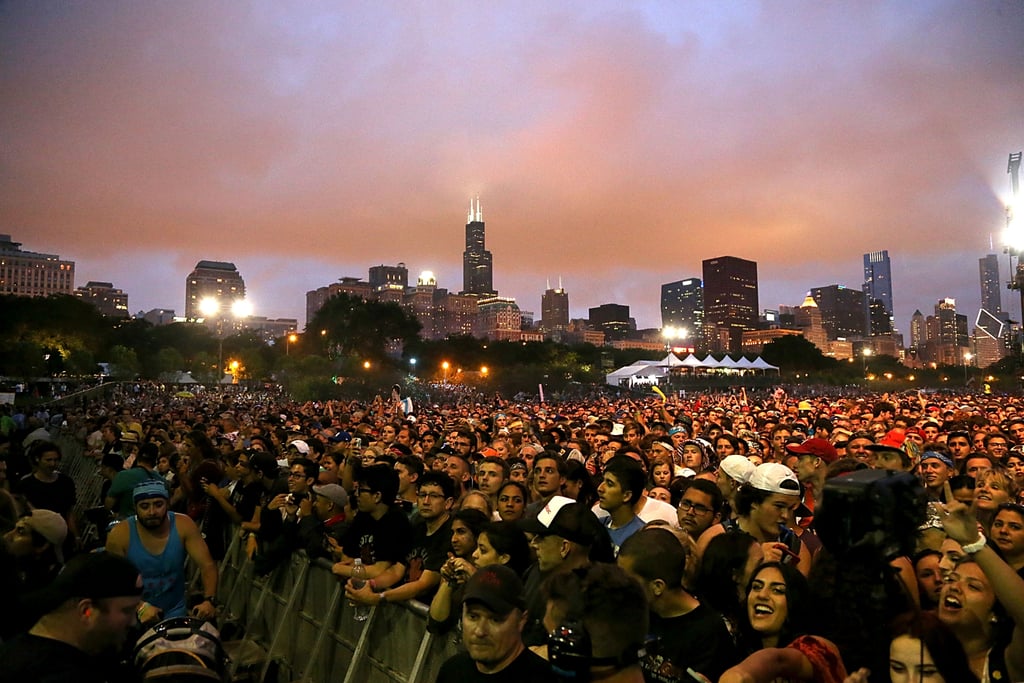 The sunset during 2016's festival was pretty breathtaking.