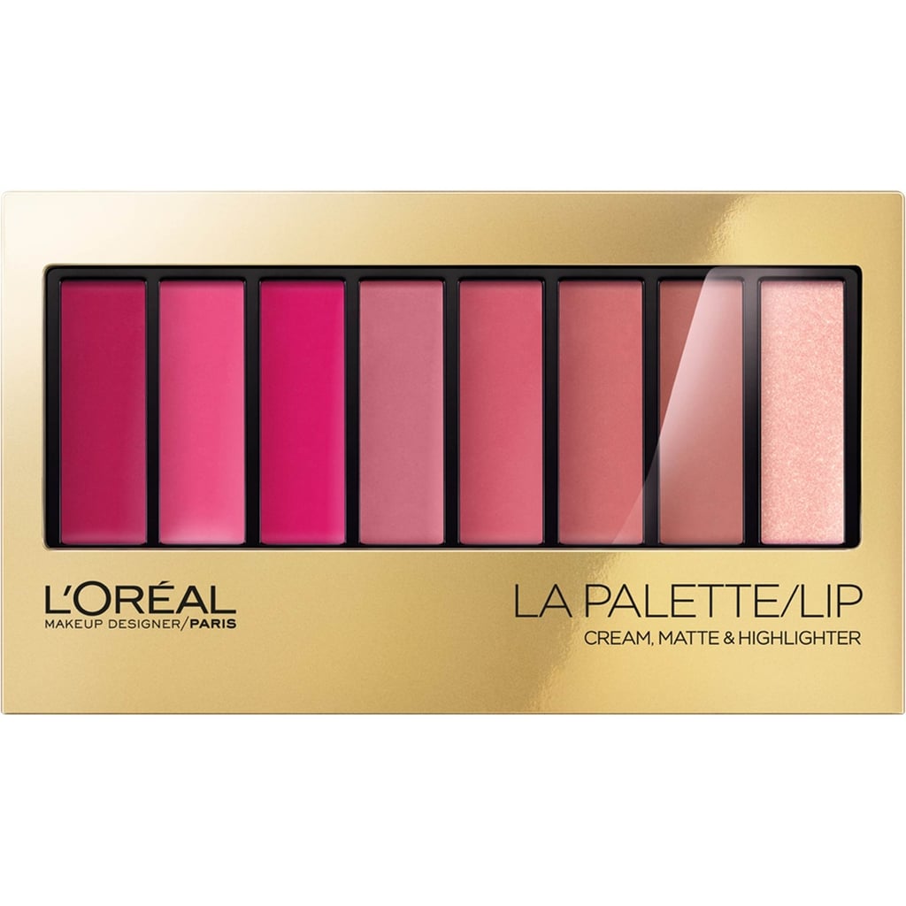 "The Lip Palette is major! I actually helped to design these and am obsessed. They are the perfect stocking stuffer for the beauty obsessed. There are three different shade ranges – Nude, Plum and Pink. They are all gorgeous and if you want to embrace a cool winter lip… the plum palette is right on trend. I would definitely gift this item to any beauty junkie." 
L’Oréal Paris Colour Riche La Palette Lip ($17)