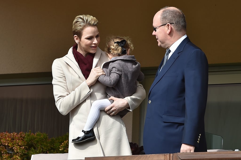 Princess Charlene and Family at Rugby Tournament Monaco 2017