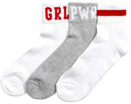 H&M 3-Pack Ankle Socks
