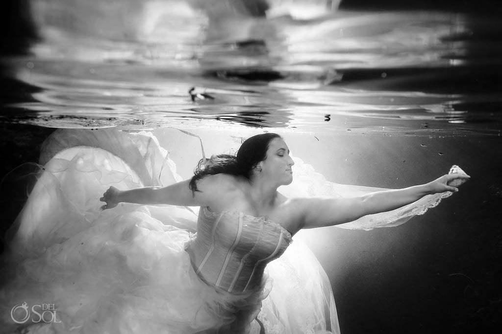 Healing Underwater Trash the Dress Photos