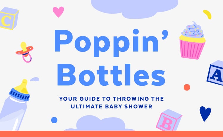 poppin bottles baby shower theme
