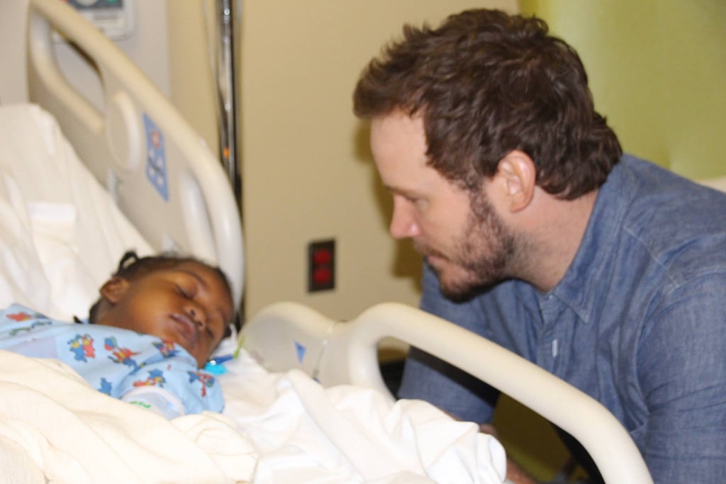 Chris Pratt Visits Our Lady of the Lake Children's Hospital