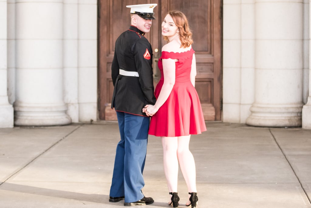 Military Couple Engagement Session in Washington DC