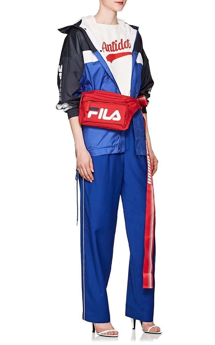 D-Antidote "90s" Colorblocked Jacket | Hailey Baldwin's Colorblock