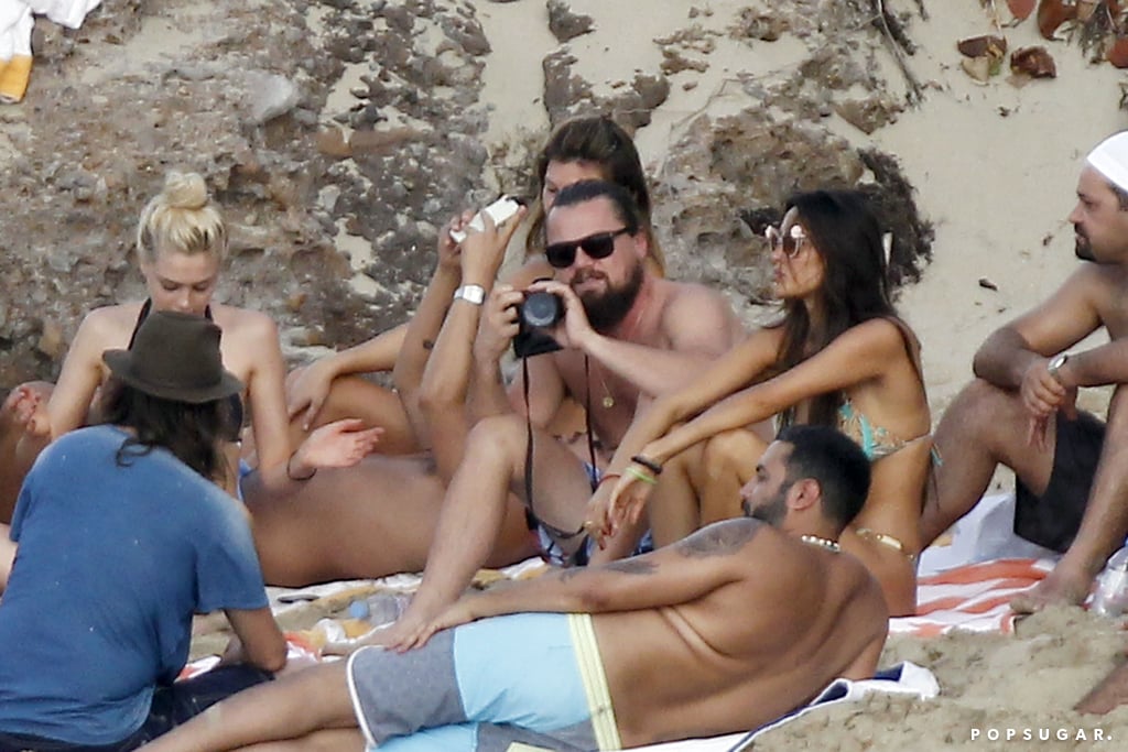 Leonardo DiCaprio Shirtless in St. Barts Pictures