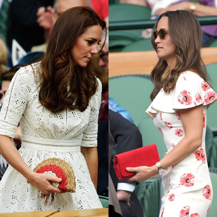 When They Both Paired Their White Summer Dresses With Red Clutches