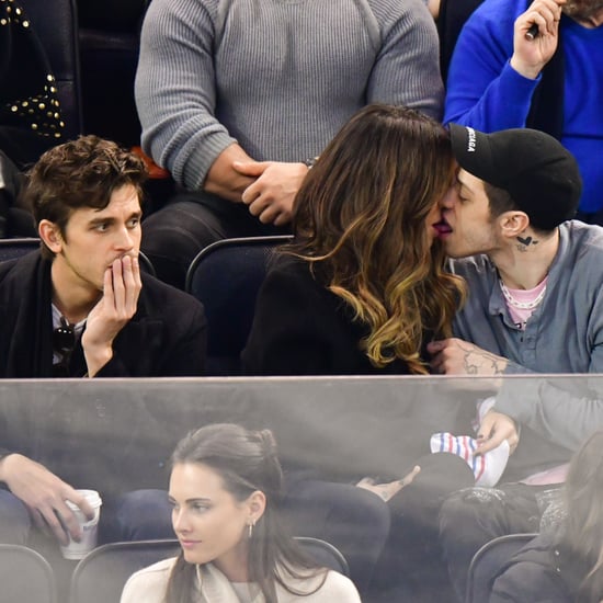 Pete Davidson and Kate Beckinsale Kissing at Hockey Game