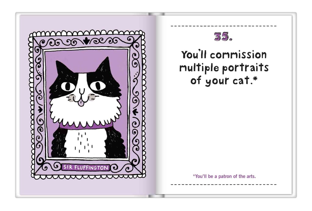 Um, fine art and cats make the perfect pair, obviously.