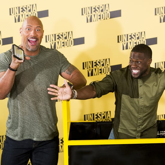 Dwayne Johnson at Central Intelligence Photocall in Madrid