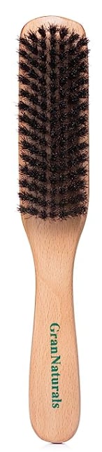 Gran Naturals Boar Bristle Slick Back Hair Brush