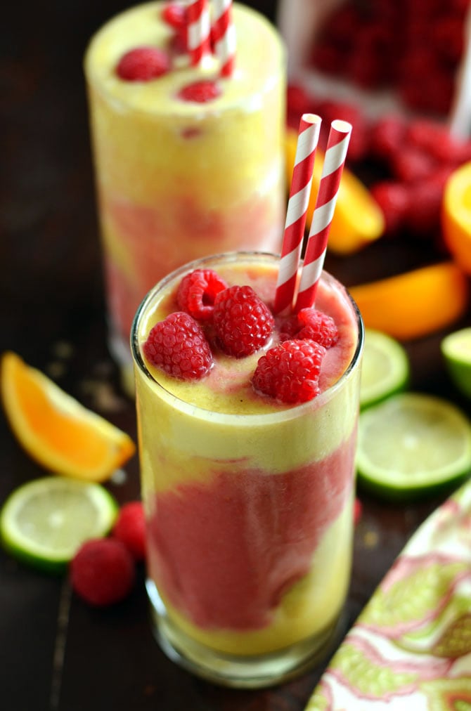 Rainbow Sherbet Smoothie