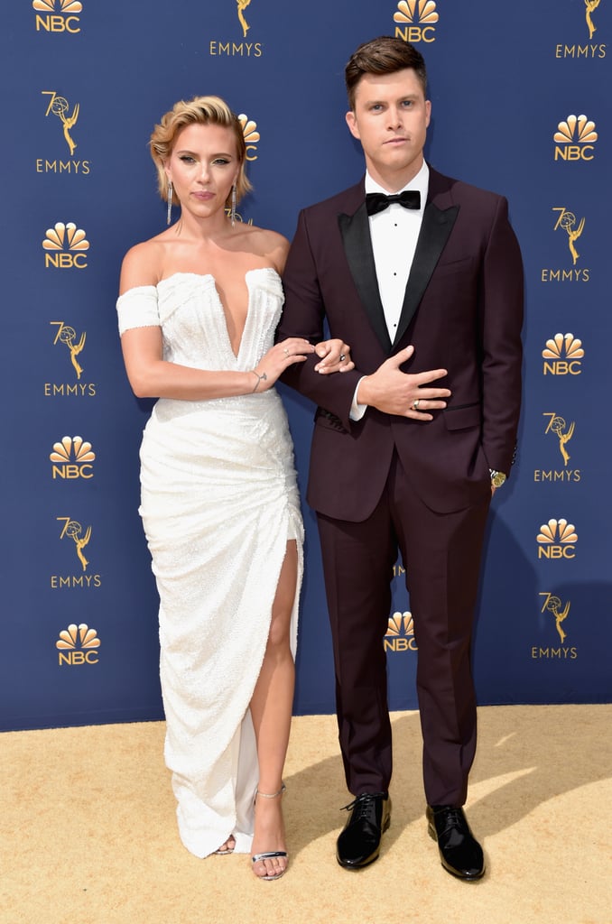 Scarlett Johansson and Colin Jost