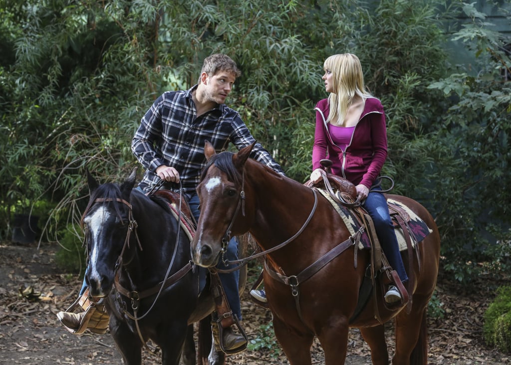 Chris Pratt and Anna Faris on Mom Pictures