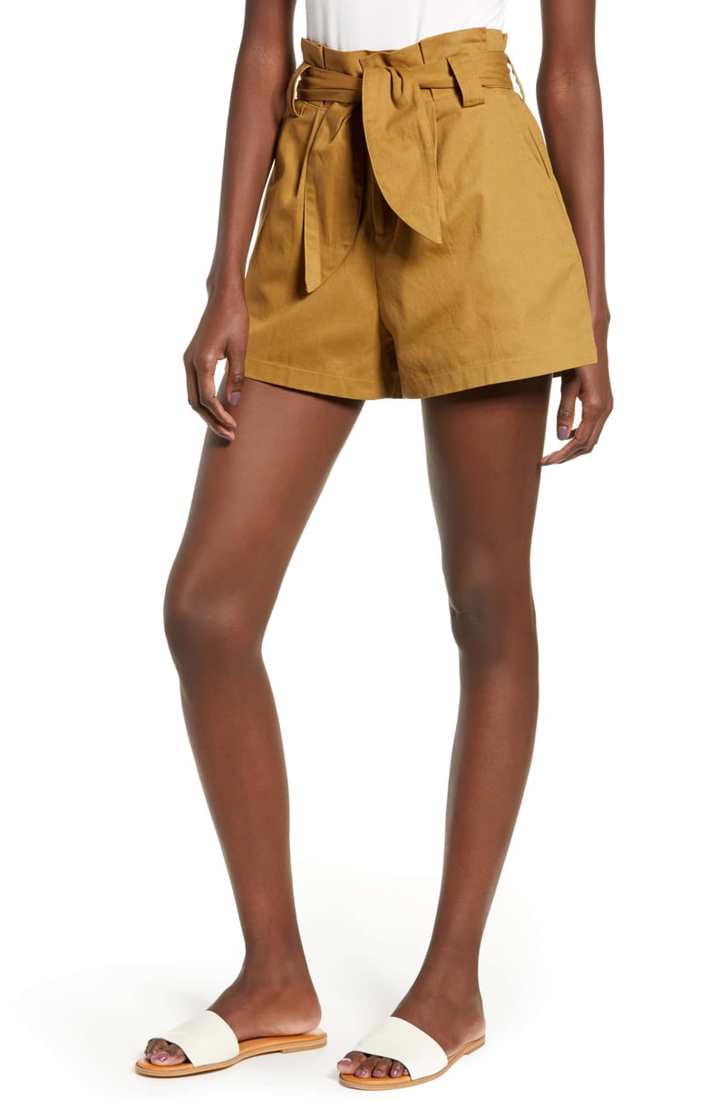 All in Favor Paperbag Waist Shorts