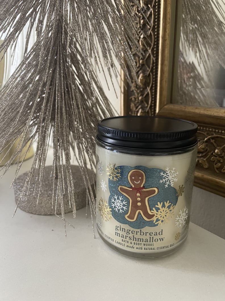 Bath & Body Works Gingerbread Marshmallow Single-Wick Candle