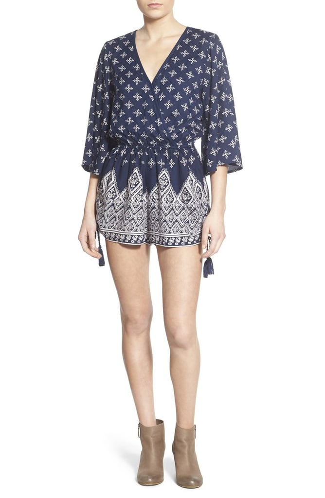 Band of Gypsies Print Bell Sleeve Romper ($64)