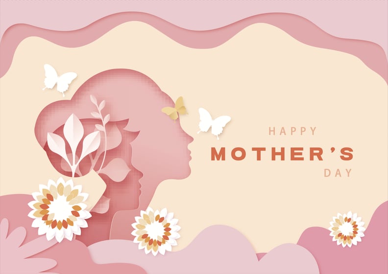 Pink Mother's Day Card