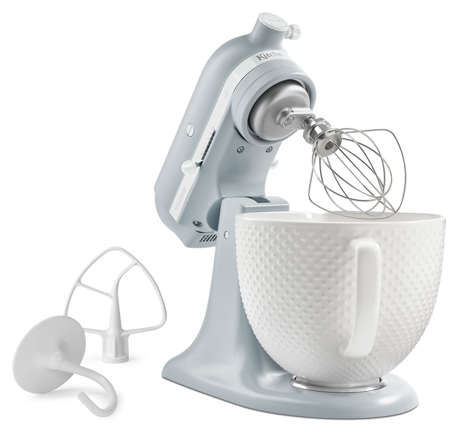 Kitchenaid 100 year anniversary stand mixer misty shop blue