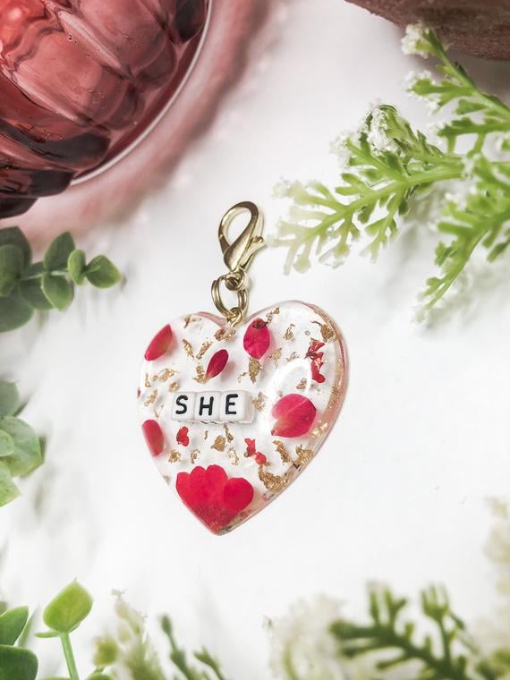 Harry Styles "She" Keychain Charm