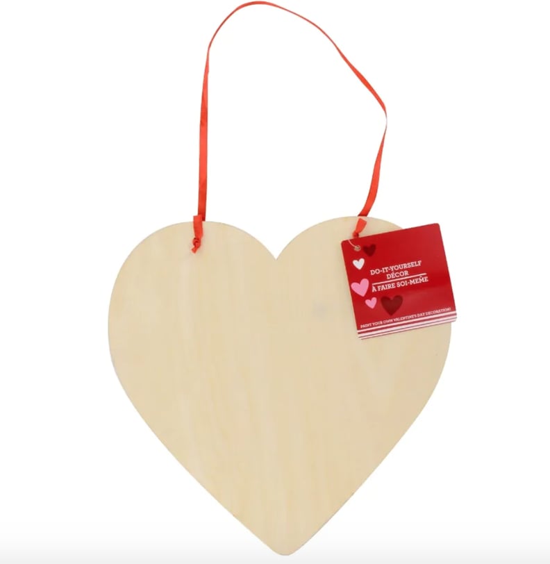 Valentine Wooden DIY Decor Heart