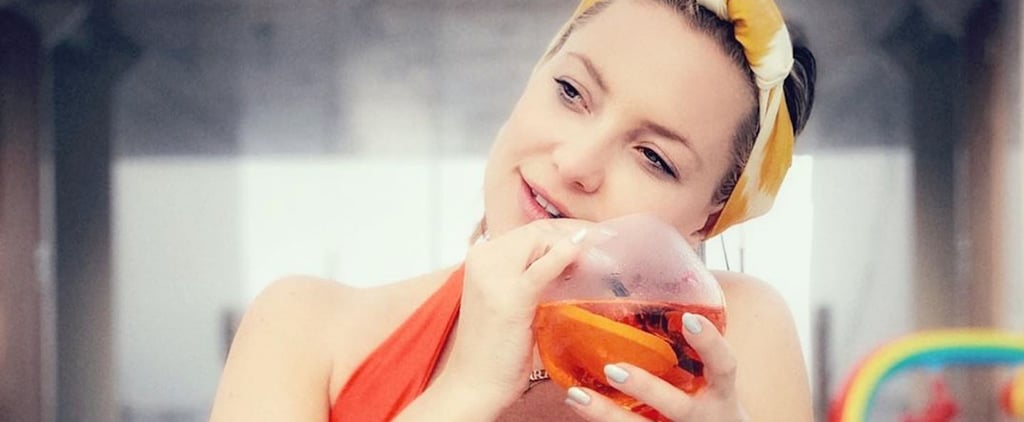 Kate Hudson's Orange Swimsuit on Instagram 2019