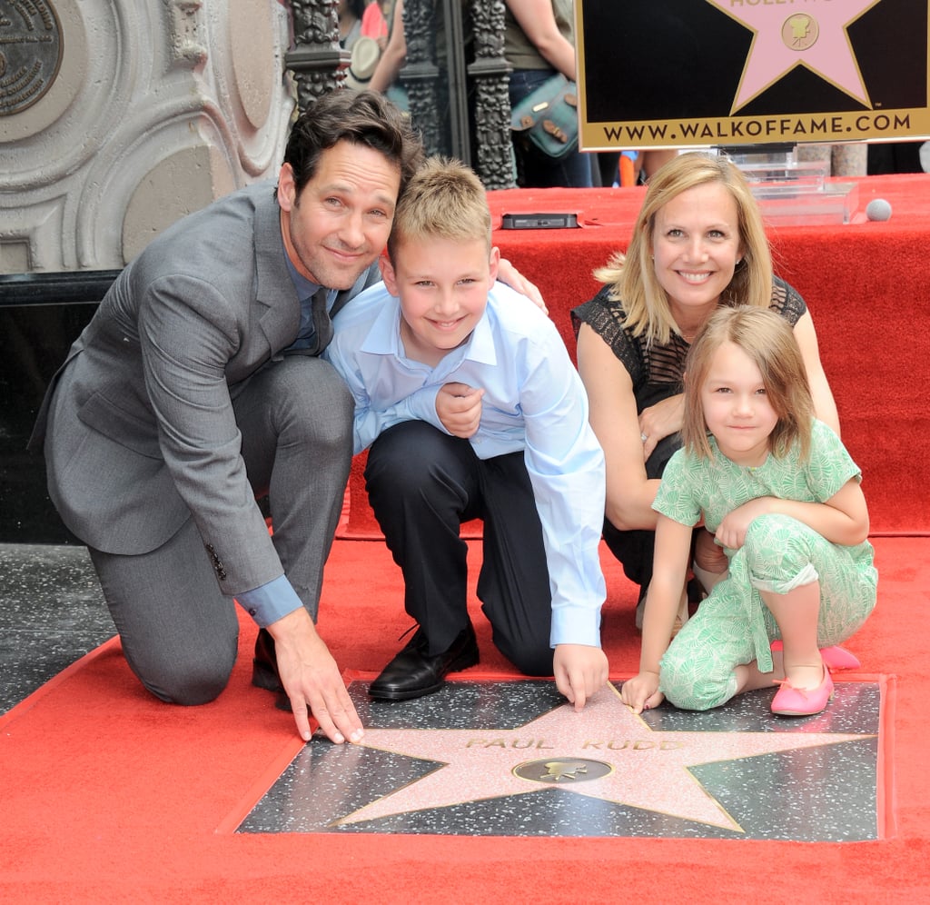 With their children Jack and Darby.