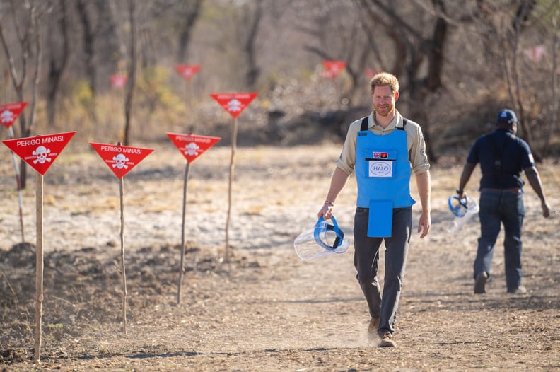 Prince Harry in Dirico, Angola in 2019