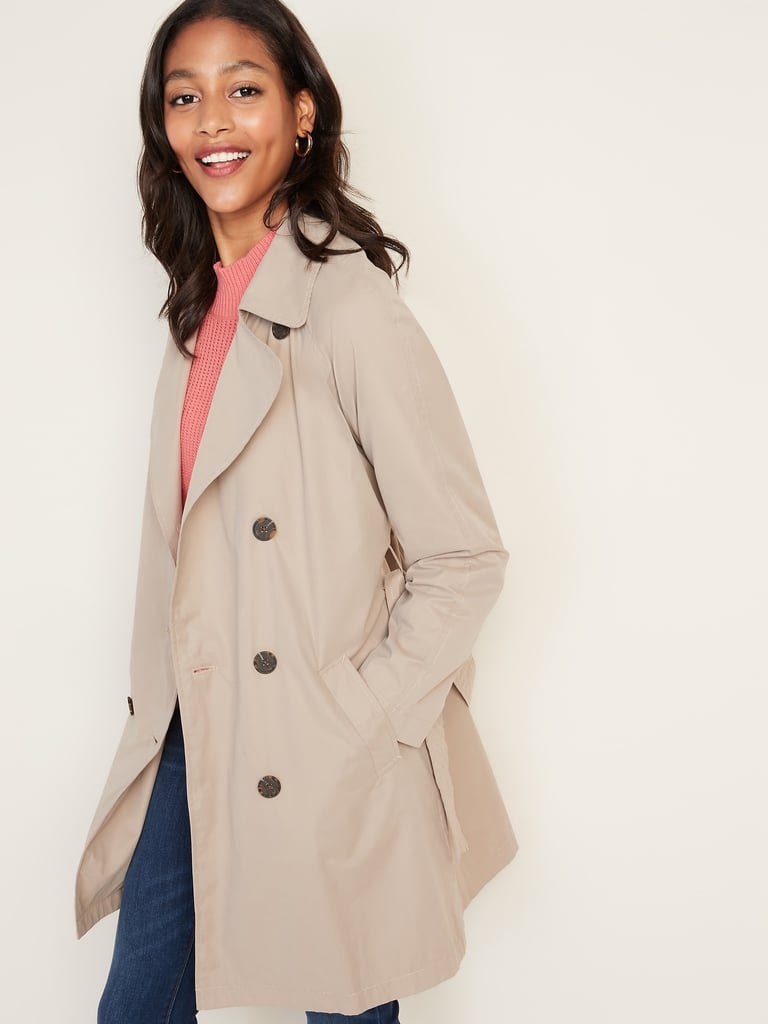 Water-Resistant Trench Coat for Women | The Best Old Navy Basics For ...