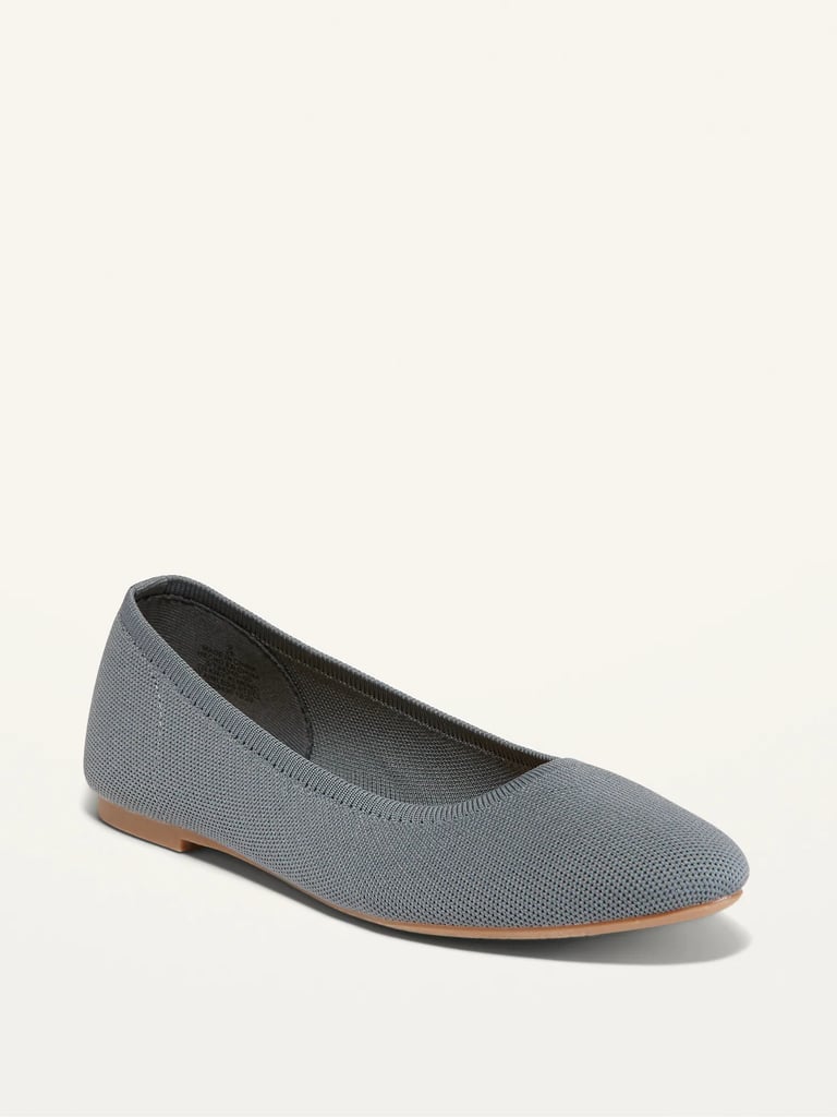 Old Navy Knit Almond-Toe Ballet Flats