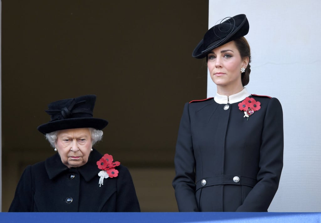 Royal Family at Remembrance Day Sunday Service 2018